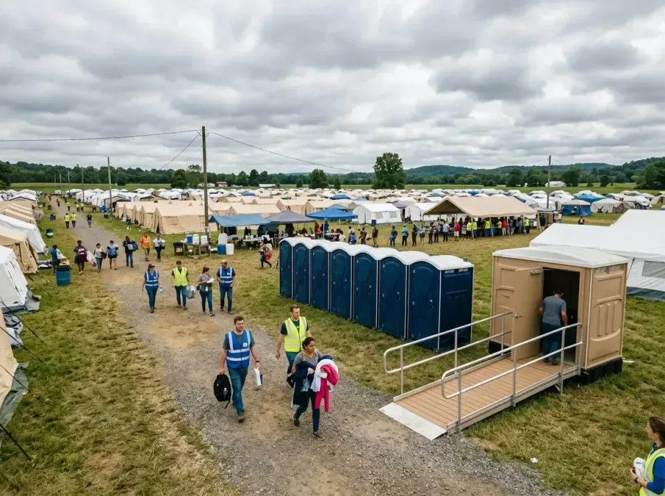 disaster-relief-camp-restrooms-010 — frequently asked questions, Dumpster & Portable Bathrooms Rental in La Homa, TX